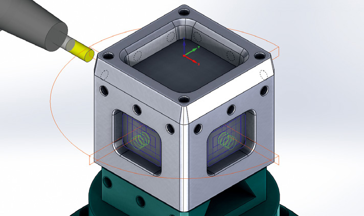 SolidCAM多軸定位銑削加工 SolidCAM多軸定位銑削加工